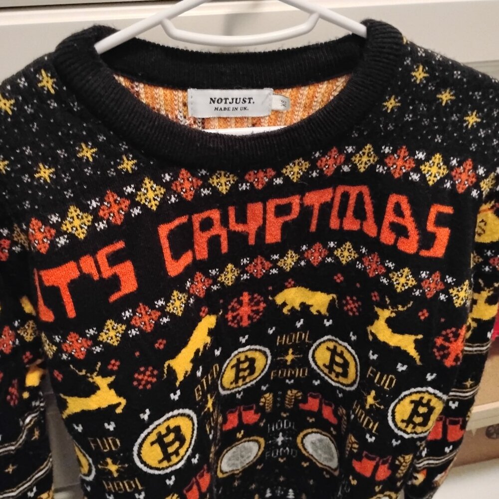BITCOIN Theme "Ugly  Sweater"